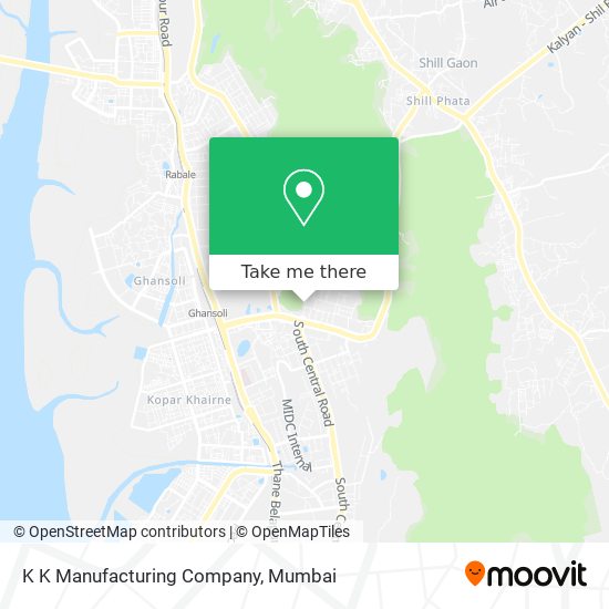 K K Manufacturing Company map