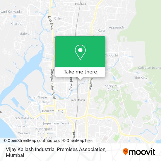 Vijay Kailash Industrial Premises Association map