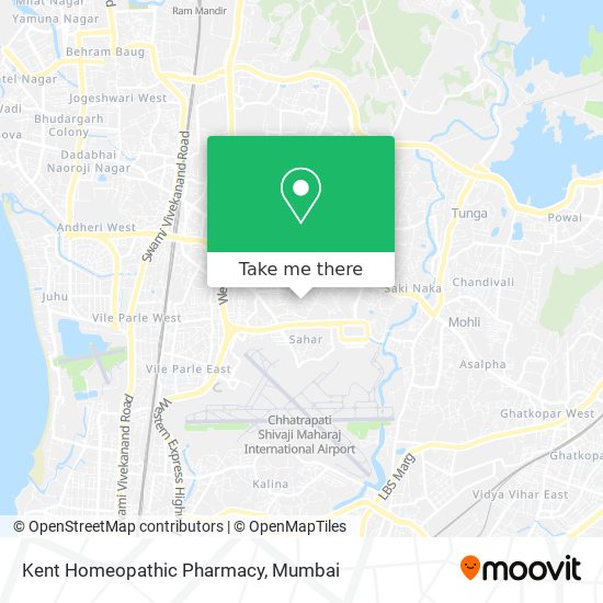 Kent Homeopathic Pharmacy map