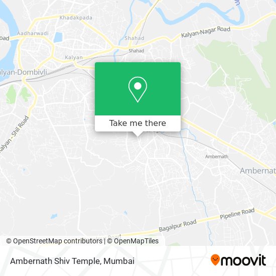 Ambernath Shiv Temple map