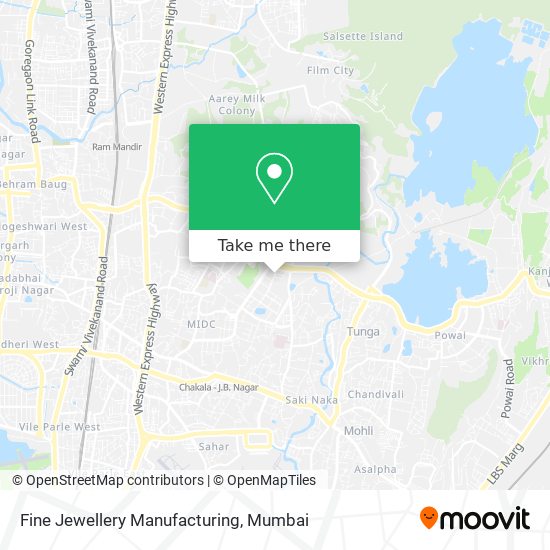 Fine Jewellery Manufacturing map