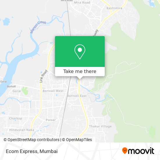 Ecom Express map