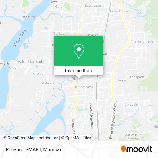 Reliance SMART map