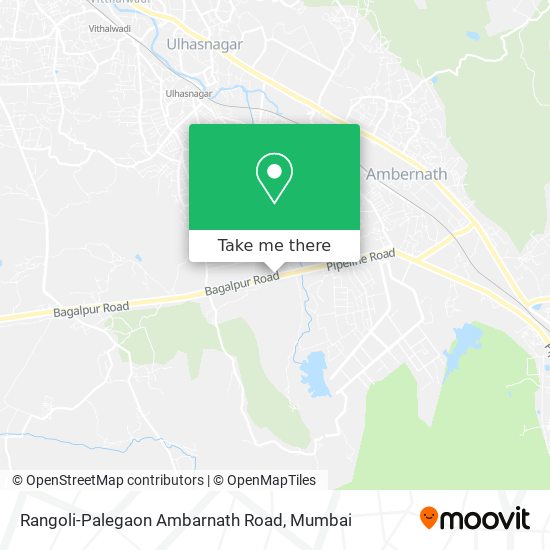 Rangoli-Palegaon Ambarnath Road map