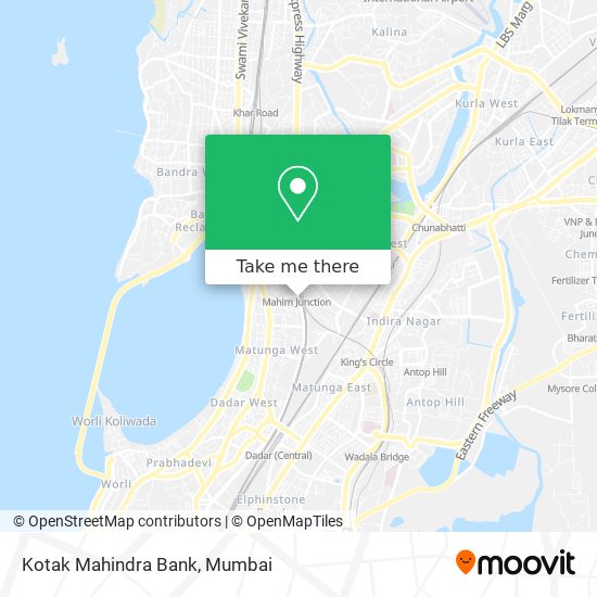 Kotak Mahindra Bank map