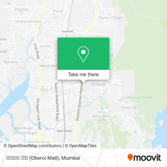 ओबेरॉय मॉल (Oberoi Mall) map