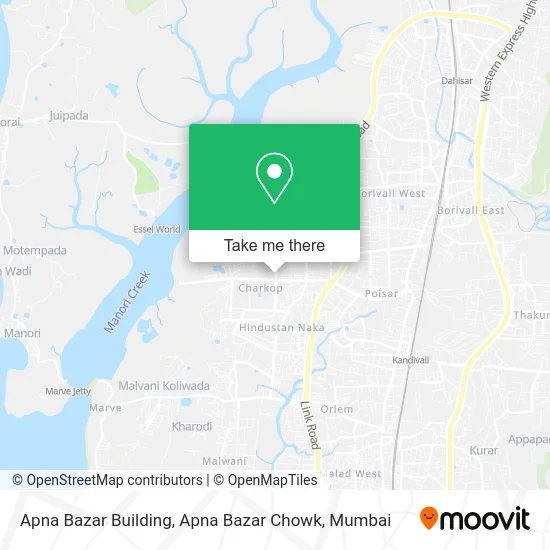 Apna Bazar Building, Apna Bazar Chowk map