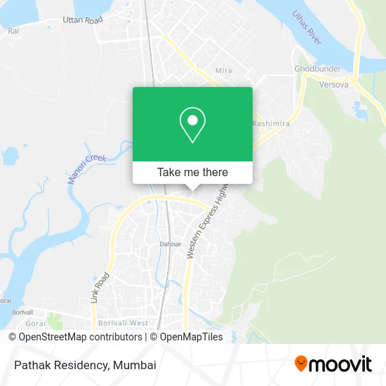 Pathak Residency map
