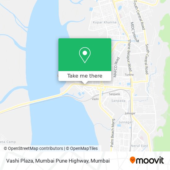 Vashi Plaza, Mumbai Pune Highway map