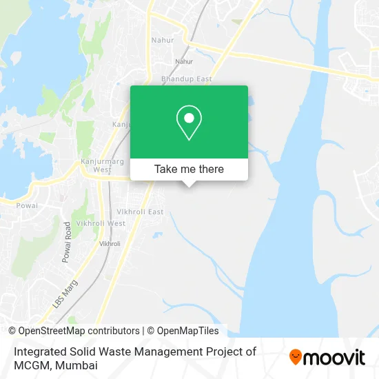 Integrated Solid Waste Management Project of MCGM map