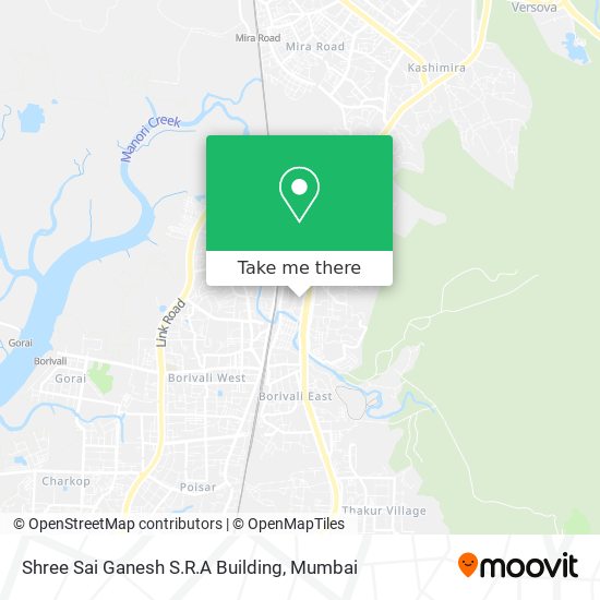 Shree Sai Ganesh S.R.A Building map
