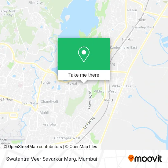 Swatantra Veer Savarkar Marg map