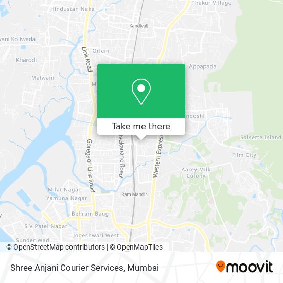 Shree Anjani Courier Services map
