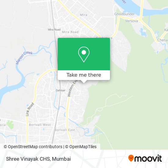 Shree Vinayak CHS map