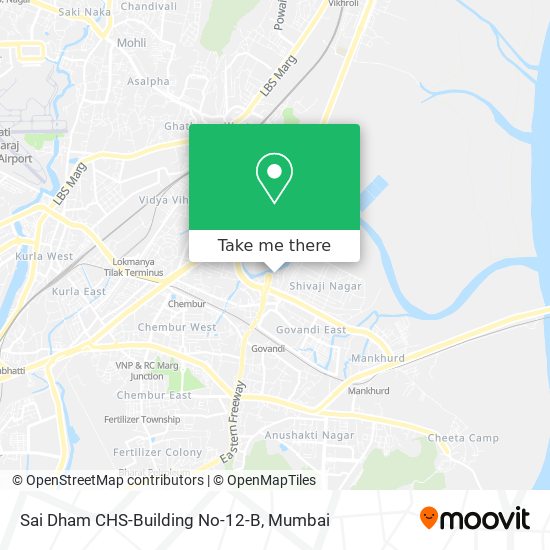 Sai Dham CHS-Building No-12-B map