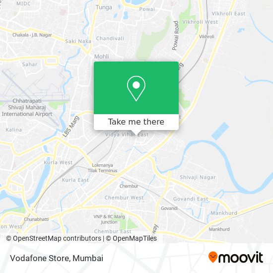 Vodafone Store map