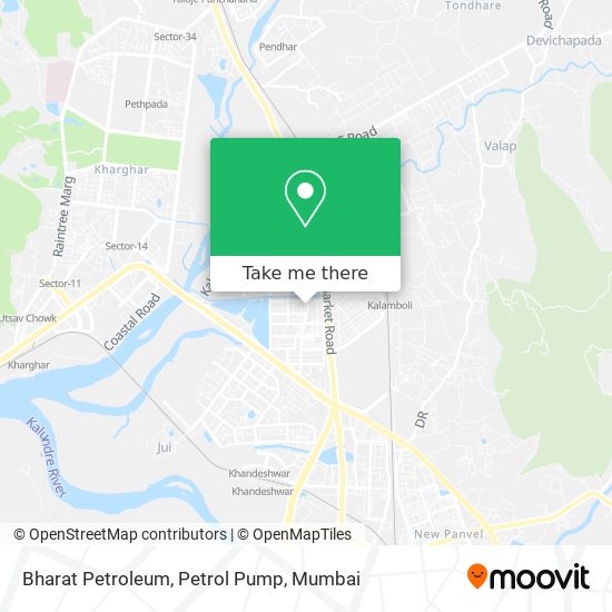 Bharat Petroleum, Petrol Pump map