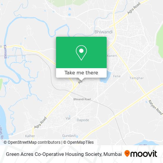 Green Acres Co-Operative Housing Society map