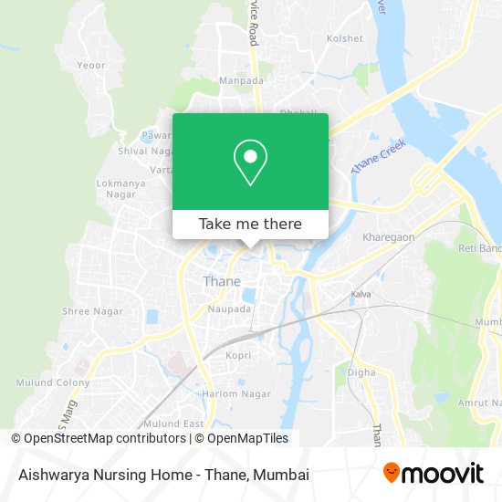 Aishwarya Nursing Home - Thane map