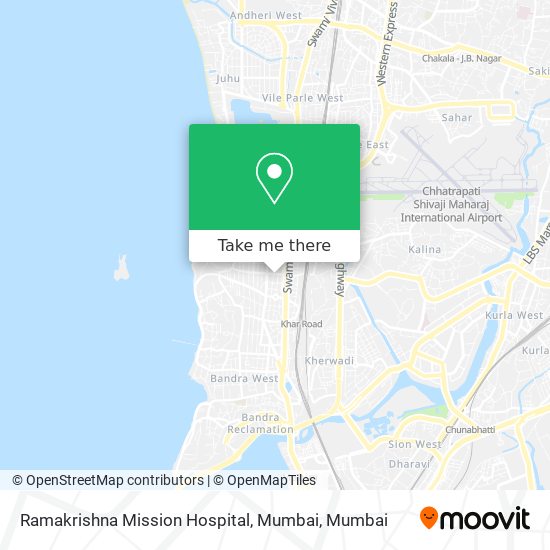 Ramakrishna Mission Hospital, Mumbai map