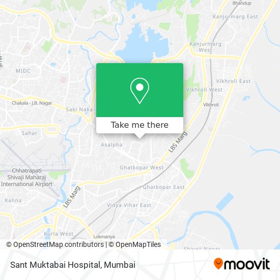 Sant Muktabai Hospital map