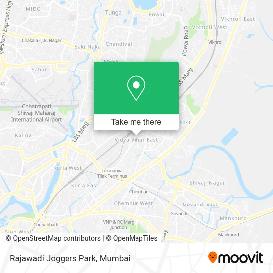 Rajawadi Joggers Park map