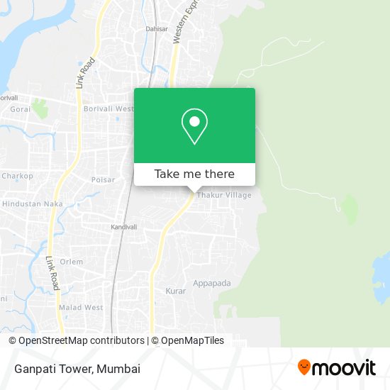 Ganpati Tower map