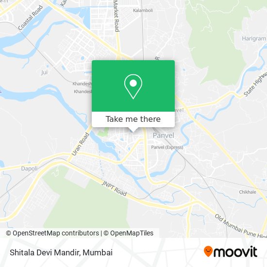 Shitala Devi Mandir map