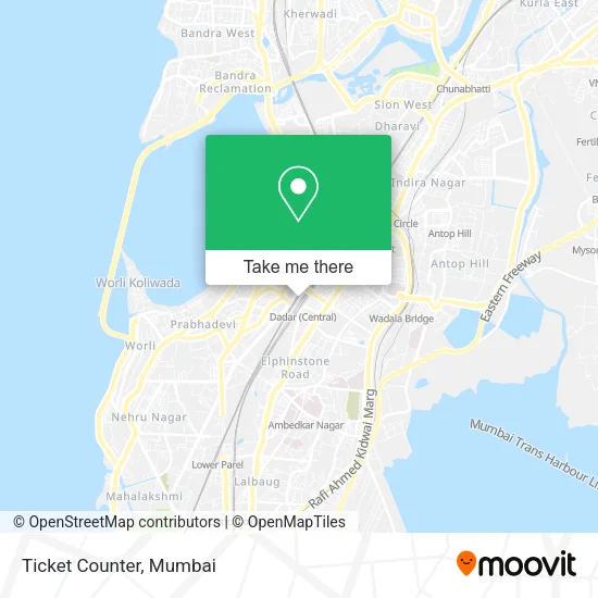 Ticket Counter map