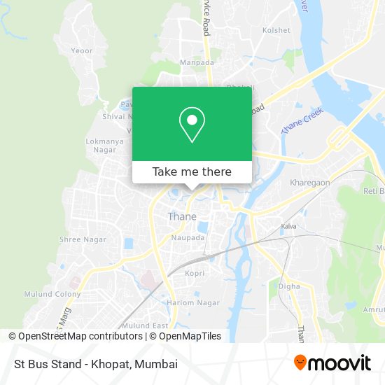 St Bus Stand - Khopat map