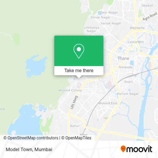 Model Town map