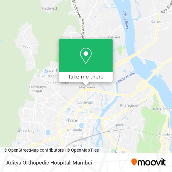 Aditya Orthopedic Hospital map