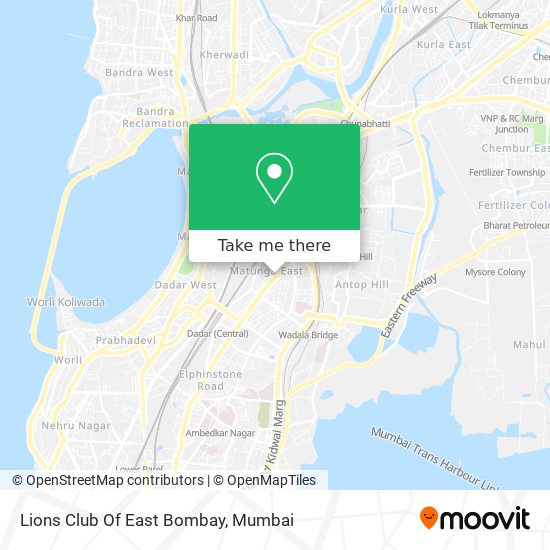 Lions Club Of East Bombay map