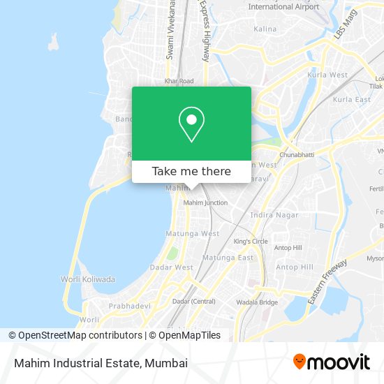 Mahim Industrial Estate map