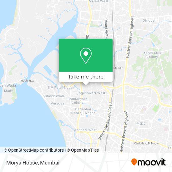 Morya House map