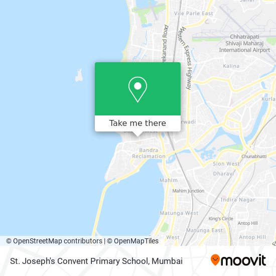 St. Joseph's Convent Primary School map