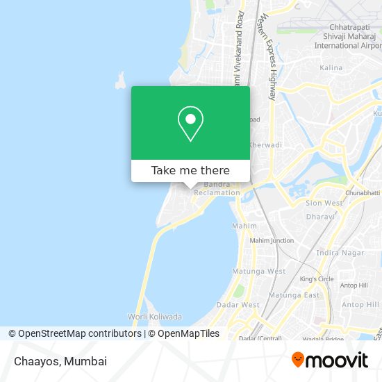 Chaayos map