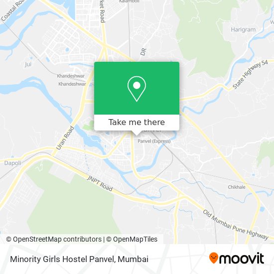 Minority Girls Hostel Panvel map