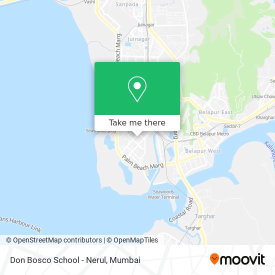 Don Bosco School - Nerul map