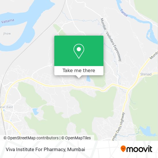 Viva Institute For Pharmacy map
