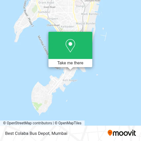 Best Colaba Bus Depot map