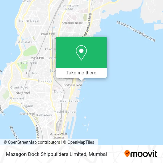 Mazagon Dock Shipbuilders Limited map