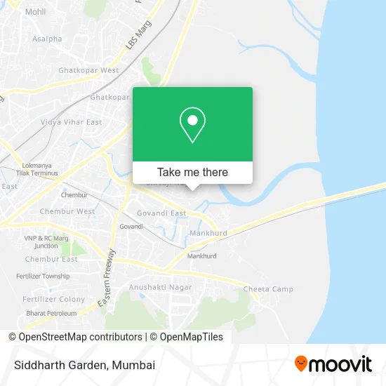 Siddharth Garden map