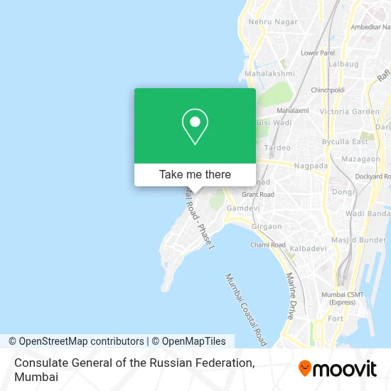 Consulate General Of the Russian Federation map