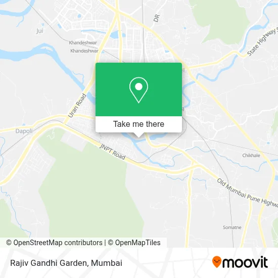 Rajiv Gandhi Garden map