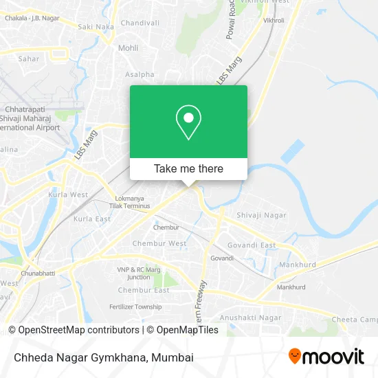 Chheda Nagar Gymkhana map