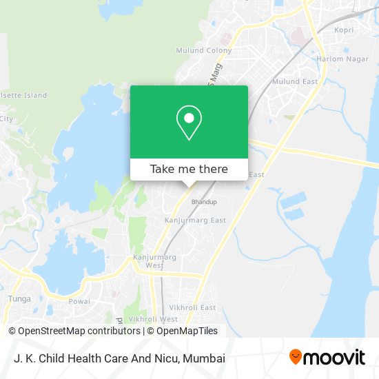 J. K. Child Health Care And Nicu map