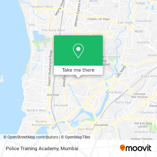 Police Training Academy map