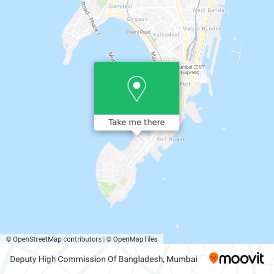 Deputy High Commission Of Bangladesh map