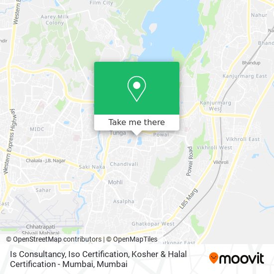 Is Consultancy, Iso Certification, Kosher & Halal Certification - Mumbai map